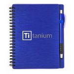Mercury Notebook Set with Pen in Blue