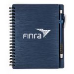 Mercury Notebook Set with Pen in Indigo Blue