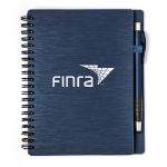 Mercury Notebook Set with Pen in Indigo Blue