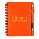 Mercury Notebook Set with Pen in Orange