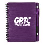 Mercury Notebook Set with Pen in Purple