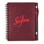 Mercury Notebook Set with Pen in Merlot Red