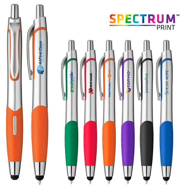 Mission Stylus Pens with Rubber Grip