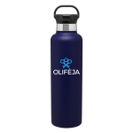 Matte Navy h2go Ascent Bottles customized with your logo by Adco Marketing