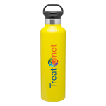 Matte Lemon h2go Ascent Bottles customized with your logo by Adco Marketing