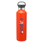 Matte Orange h2go Ascent Bottles customized with your logo by Adco Marketing