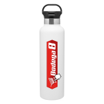 Matte White h2go Ascent Bottles customized with your logo by Adco Marketing