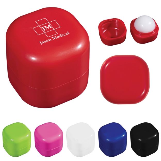 Custom Printed Square Lip Balm Cube SPF 15