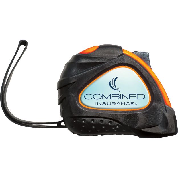 16' foot tape measure with domed decal