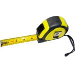 Yellow 25 foot locking tape measure domed decal