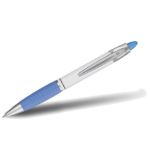Pale Blue White Barrel Paper Mate Element Ballpoint Pen