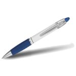 Navy White Barrel Paper Mate Element Ballpoint Pen