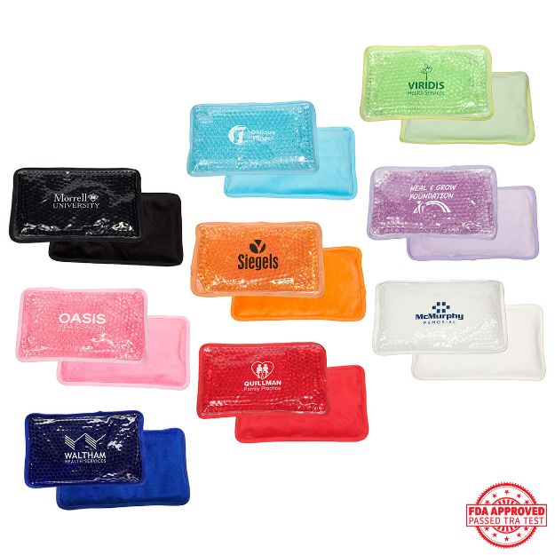 Plush Aqua Beads Ice Pack and Hot Pack with Custom Logo