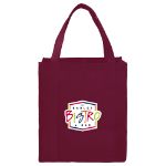 Hercules Non-Woven Grocery Tote in Burgundy