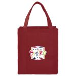 Hercules Non-Woven Grocery Tote in Maroon