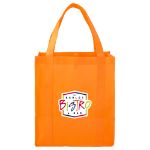 Hercules Non-Woven Grocery Tote in Orange