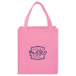 Hercules Non-Woven Grocery Tote in Pink