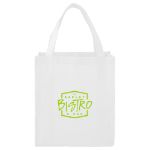Hercules Non-Woven Grocery Tote in White
