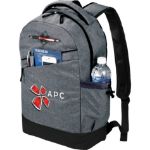 Charcoal Graphite Slim 15” Custom Computer Backpack