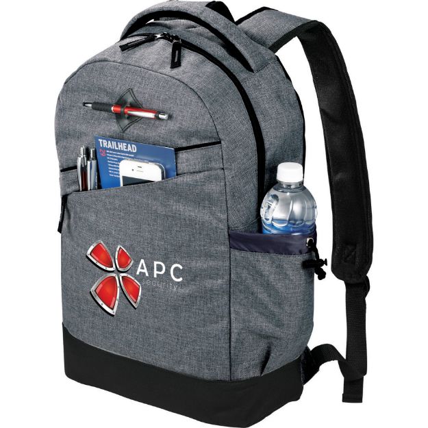 Charcoal Graphite Slim 15” Custom Computer Backpack