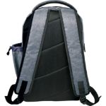 Charcoal Graphite Slim 15” Custom Computer Backpack back