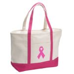 Pink Rock The Boat Tote customized