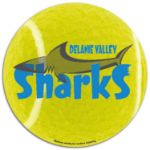 Tennis Ball 1 Car Sign 5-3/4 Diameter Circle Magnet