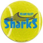 Tennis Ball 1 Car Sign 5-3/4 Diameter Circle Magnet