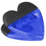 Transparant Blue Power Magnet Heart Clip customized