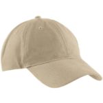 Khaki promotional unstructured dad cap customized