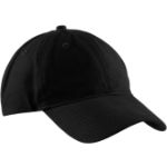 Black promotional unstructured dad cap customizedi