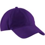 Purple promotional unstructured dad cap customized