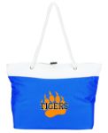 Royal Blue Island Promotional Rope Tote customized