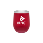 Cece 12 oz Double Wall 18/8 Stainless Steel Thermal Tumbler in Red Customized with your Logo by Adco Marketing