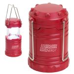 Retro Pop Up Lantern in Red Customized with your Logo by Adco Marketing