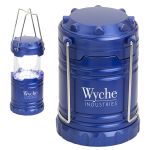 Retro Pop Up Lantern in Blue Customized with your Logo by Adco Marketing