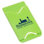 Lime Phone Wallet Customized with Your Logo by Adco Marketing