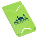 Lime Phone Wallet Customized with Your Logo by Adco Marketing