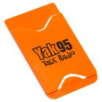 Orange Phone Wallet Customized with Your Logo by Adco Marketing