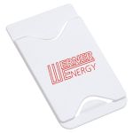 White Phone Wallet Customized with Your Logo by Adco Marketing