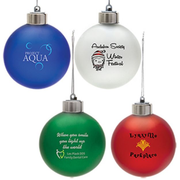 Light-Up Shatterproof Ornament customized with your
