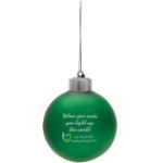 Green Light Up Ornament customized with your logo by Adco Marketing