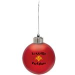 Red Light Up Ornament customized with your logo by Adco Marketing