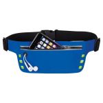Blue Running Belts with lights customized with your logo by Adco Marketing