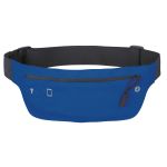 Blue Running Belt Fanny Pack customized with your logo by Adco Marketing.