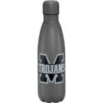 Gray Copper Vacuum Insulated Bottle 17oz customized with your logo by Adco Marketing