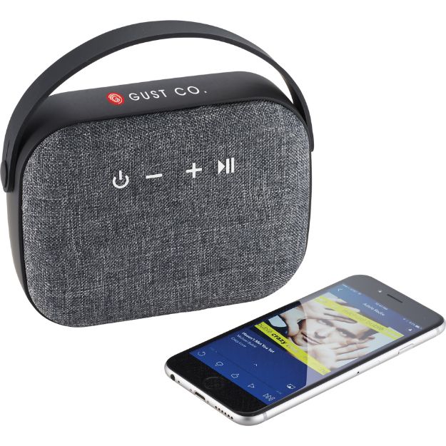 Woven Fabric Bluetooth Speaker customized with your logo