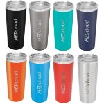 Thor Copper Vacuum Insulated Tumbler 22oz customized with your logo - straw available all colors