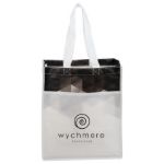 Black Gradient Laminated Non-Woven Tote Bags customized with your logo by Adco Marketing