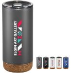 Valhalla Copper Vacuum Tumbler with Cork 16oz customized with your logo